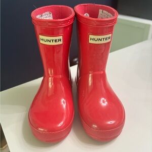Hunter Rain Boots - Toddler Size 6 in Dark Pink